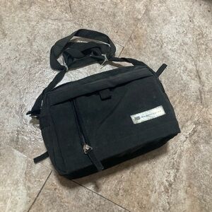 No Boundaries Black Messenger Crossbody Bag